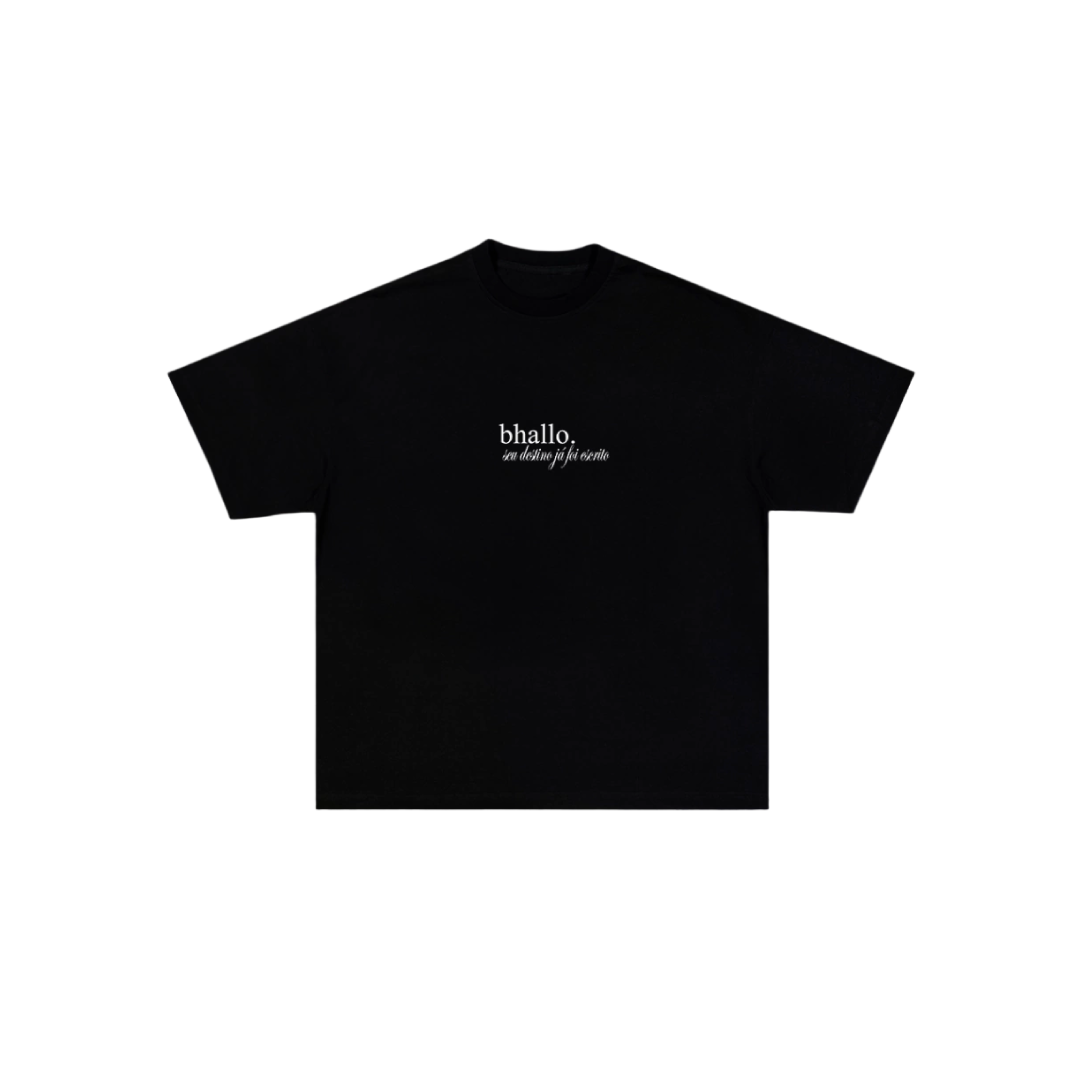 Camiseta "Bhallo" Preta 〄