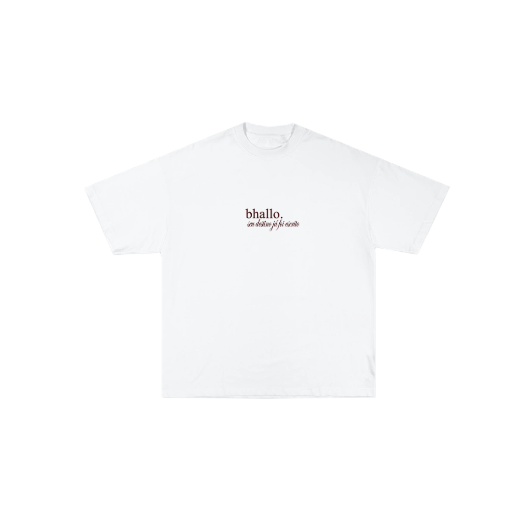 Camiseta "Bhallo" Branca 〄