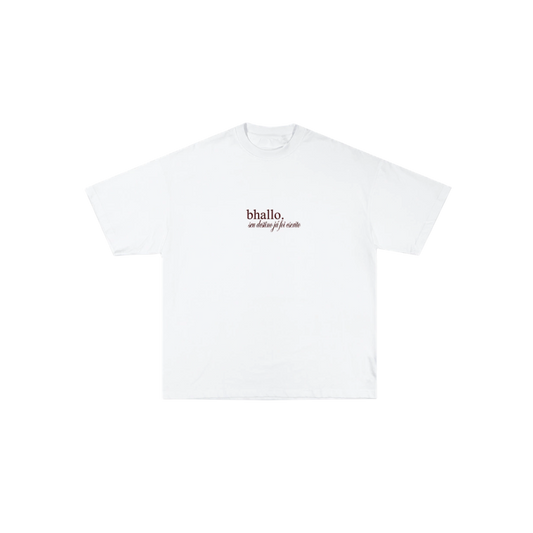 Camiseta "Bhallo" Branca 〄