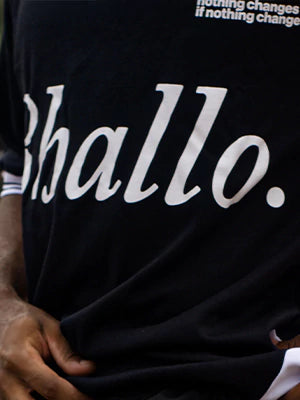 Camiseta Polo "Changes" Preta