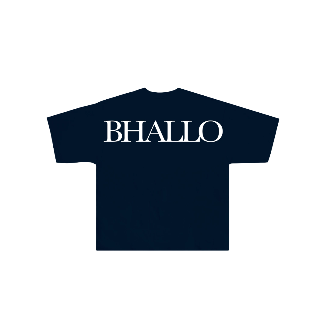 Camiseta "QUESTIONS" Azul marinho