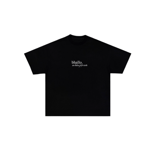 Camiseta "Bhallo" Preta 〄