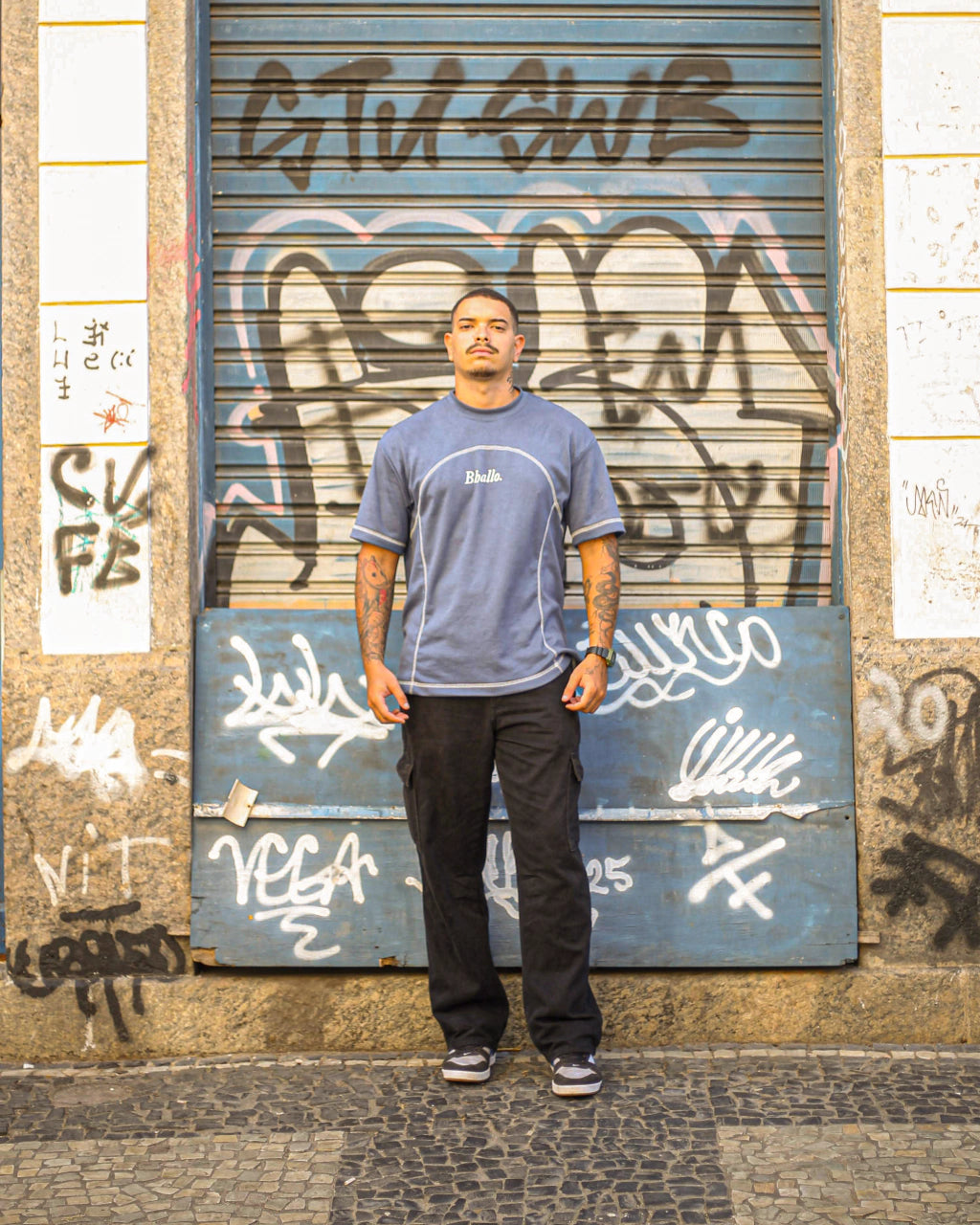 Camiseta "Gigantes" Azul