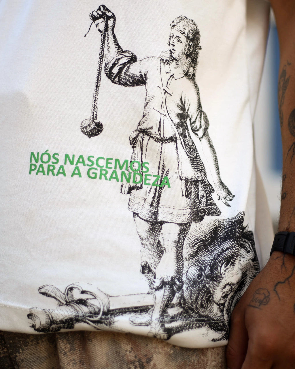 Camiseta "Gigantes" Off-White