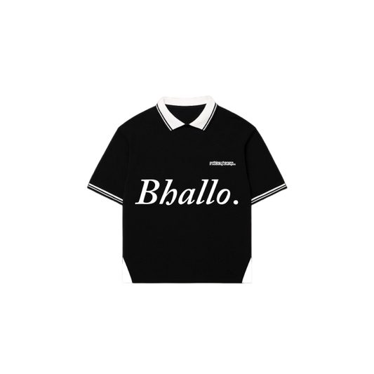 Camiseta Polo "Changes" Preta
