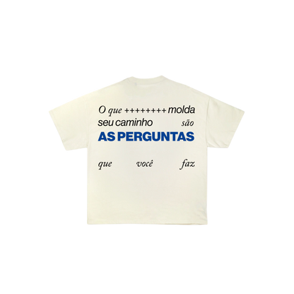 Camiseta "QUESTIONS" Off-White