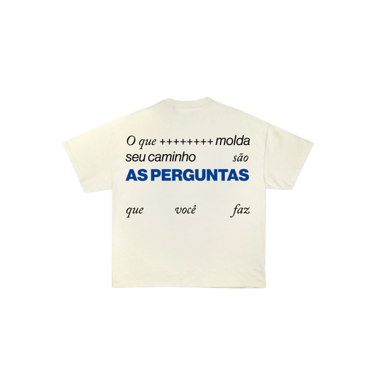 Camiseta "QUESTIONS" Off-White