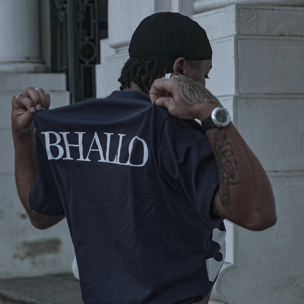 Camiseta "QUESTIONS" Azul marinho