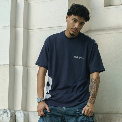 Camiseta "QUESTIONS" Azul marinho