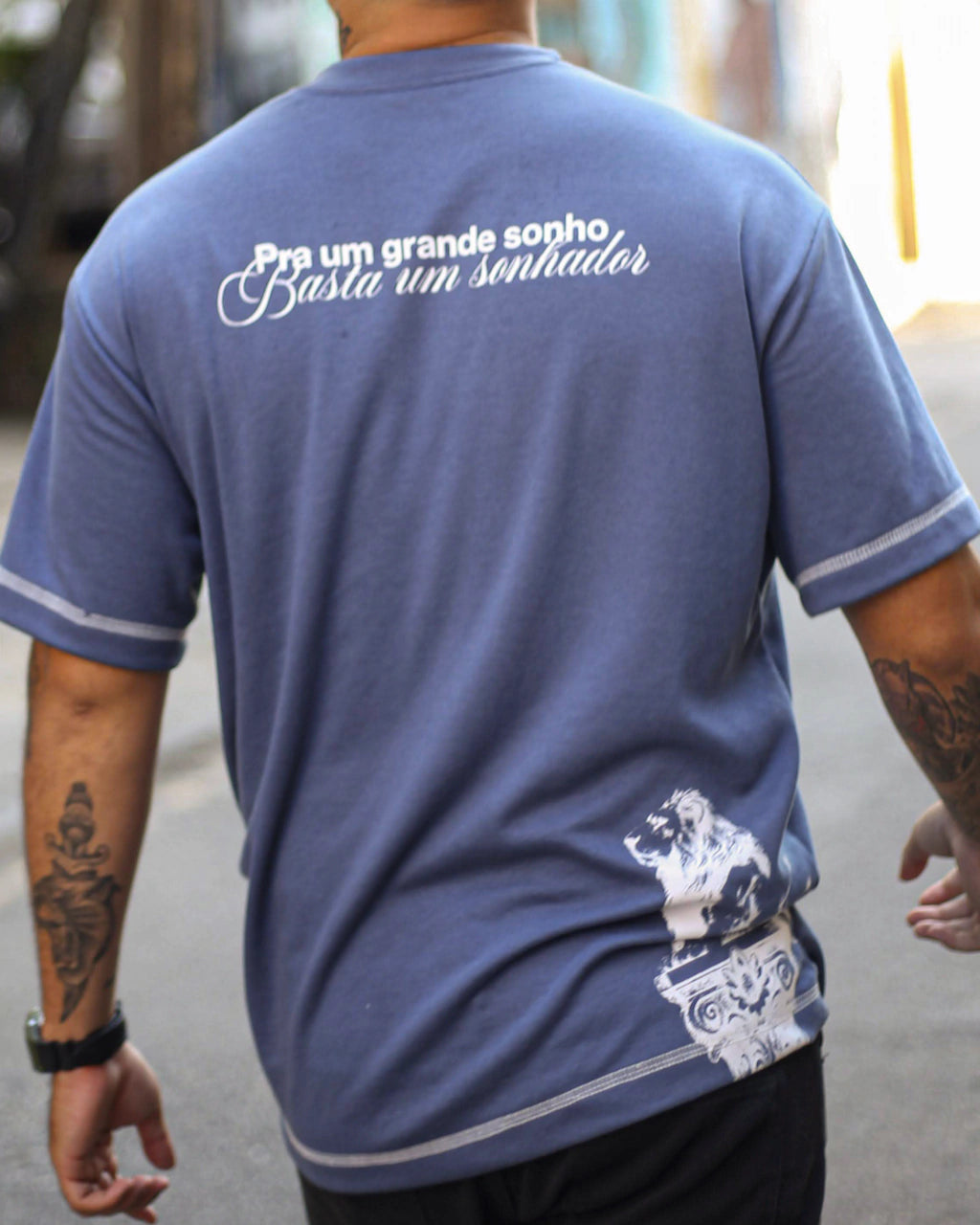Camiseta "Gigantes" Azul